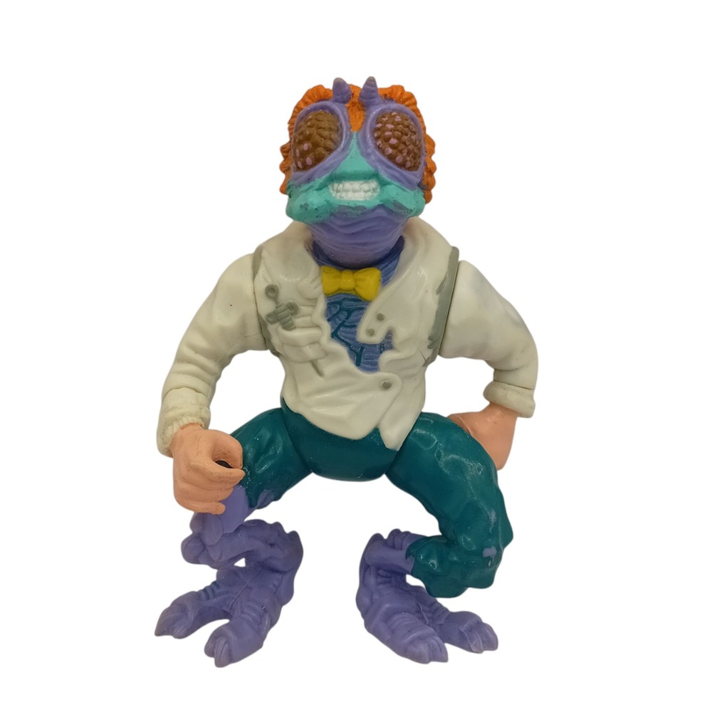 Vintage 1989  TMNT Baxter Stockman Action Figure Ninja Turtles‎ INCOMPLETE READ